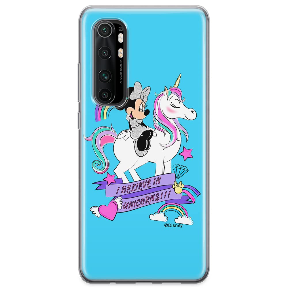 ERT GROUP mobile phone case for Xiaomi MI NOTE 10 Lite original and officially Licensed Disney pattern Minnie 035 optimally adapted to the shape of the mobile phone, case made of TPU