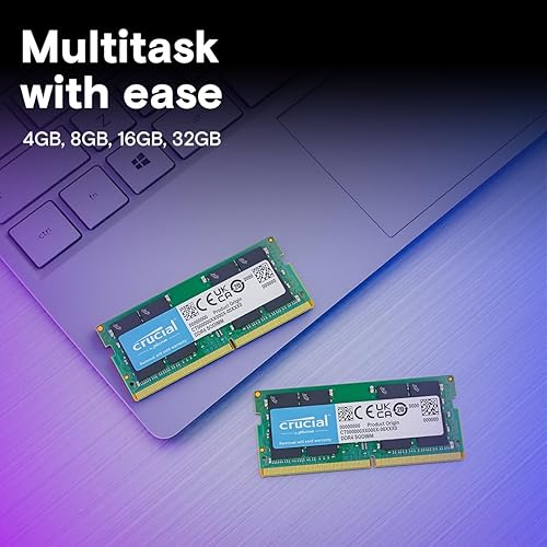 Crucial 32GB DDR4 RAM 3200MHz (PC4-25600), Downclockable to 2933