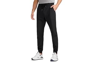 CRZ YOGA All Day Comfy Pull-On Golf Joggers for Men 28"/30"/32" - Quick Dry Lightweight Work Casual Pants with Pockets