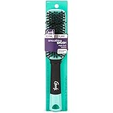 Goody x Total Texture Smoothing Brush - Vegan Boar Bristles Help Condition and Smooths Hair Cuticles for Enhanced Shine Shine - For Natural and Textured Hair - Non-Slip Grip