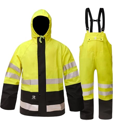 West Chester 4033 HI-VIS Rain Suit - Medium 3 Piece Lime
