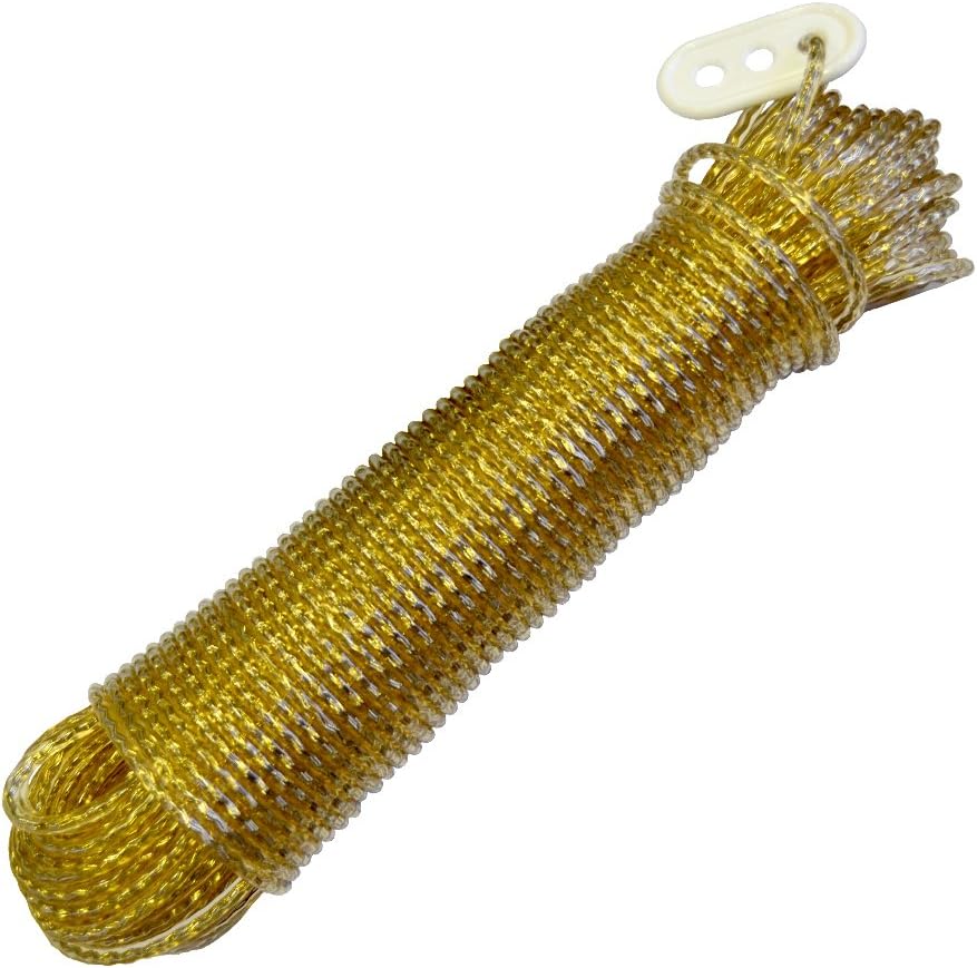 Wurko Cable de Tendedero, Metal, Dorado, 23x5x5 cm: Amazon.es: Hogar