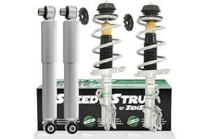 SENSEN 105000-SH Front Rear Left Right Complete Strut Assembly Shocks Compatible/Replacement for 2010-2013 Kia Soul