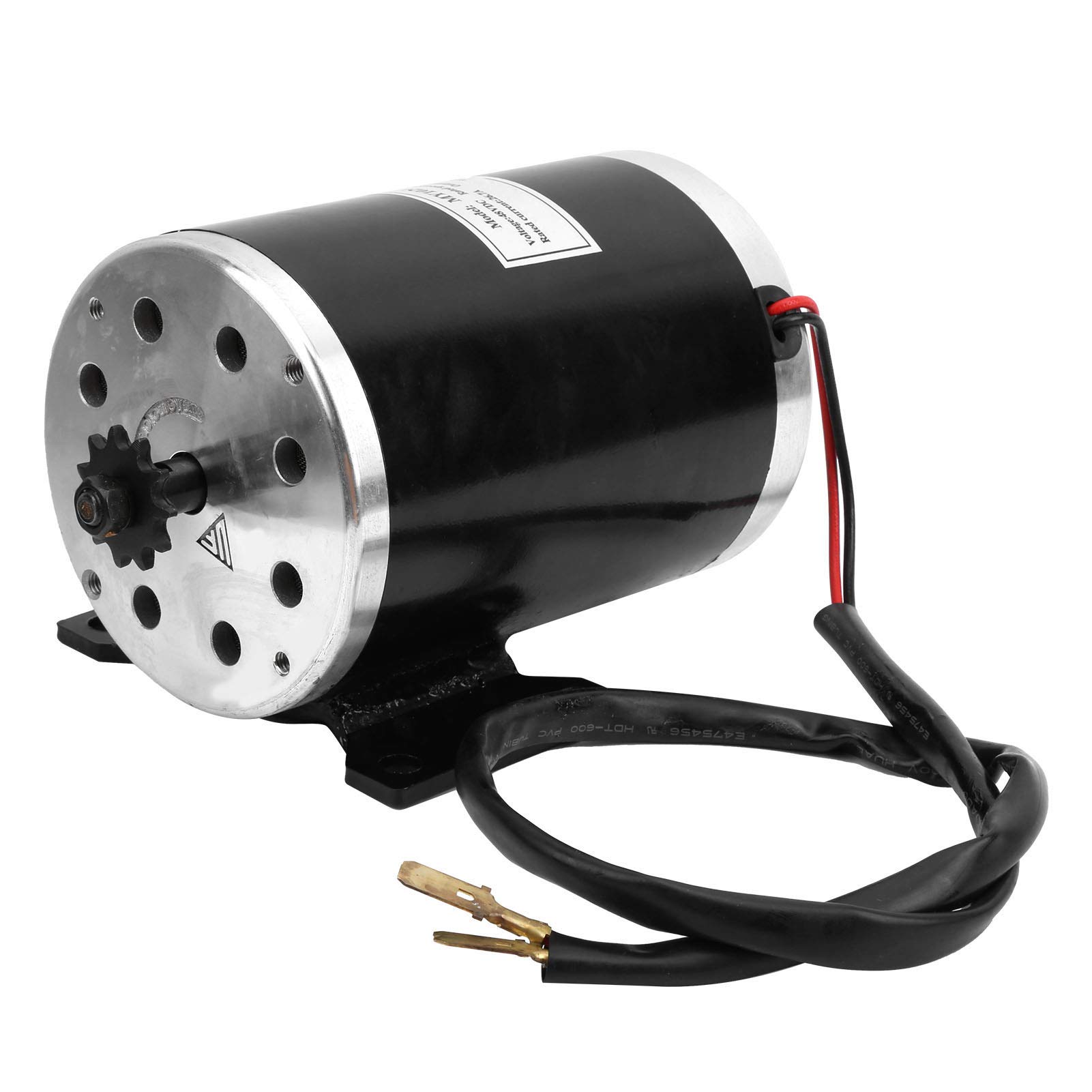 Dilwe Electric Motor, 48V 1000W DIY High Speed DC Brush Gear Electric Motor for Scooter E?BicycleElectric scooter