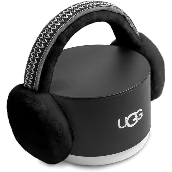 UGG Womens Sheepskin Wireless Earmuff Black One-Size at Amazon