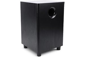 Tangxi 6.5 Inch Powered Subwoofer, 100W Powered Passive Home Theater Subwoofer Speaker, Plug and Play for Home Theater System