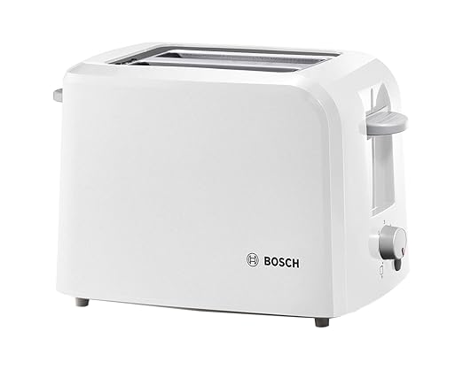Bosch TAT3A011 980 W Pop Up Toaster (White)