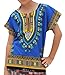Raan Pah Muang RaanPahMuang Unisex Bright Africa Colour Children Dashiki Cotton Shirt
