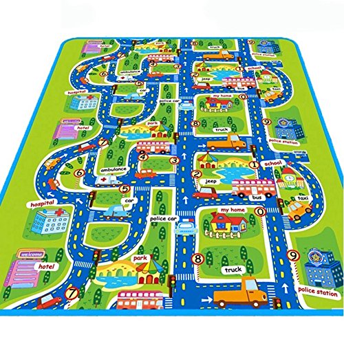 Catnew City Road Crawling Blanket Floor Carpet Newborn Baby Children Rug Play educational Mat Toys - Thumbnail 6
