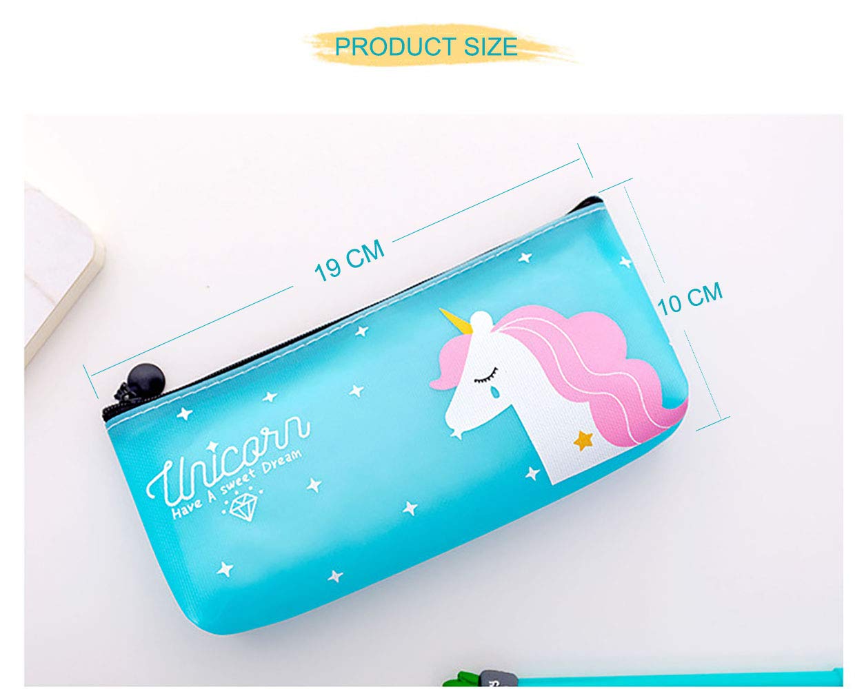 Lhasam Stylos Licorne Trousse de papeterie pour les filles ...