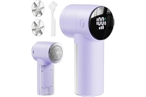 ANTIME Electric Lint Remover and Fabric Shaver, Rechargeable Clothes Shaver for Sweater Furniture Couch, 3-Speed Pill Remover Defuzzer to Remove Fuzz Pilling from Blanket Jacket