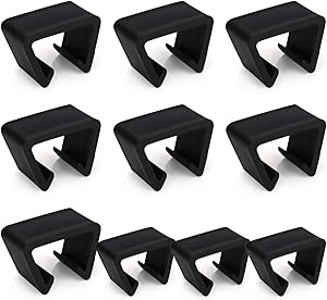 Outdoor Patio Furniture Clips, 11Pcs Sectional Sofa Rattan Furniture Clamps, 2 Sizes Wicker Chair Alignment Fasteners, Connect The Sectional or Module Outdoor Couch Patio Furniture