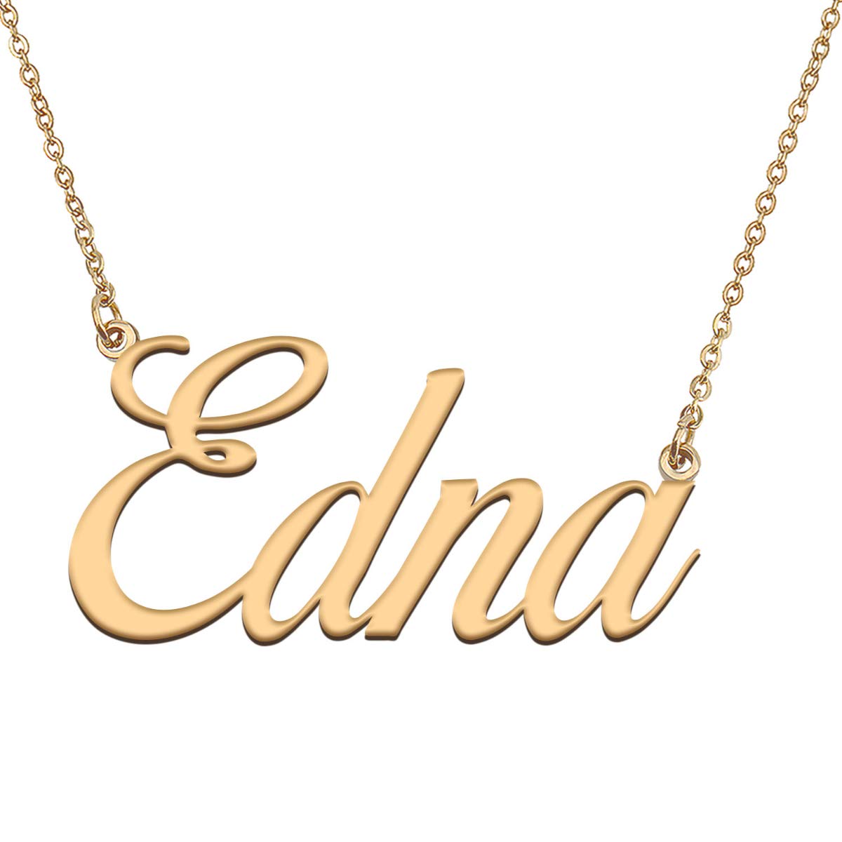 HUAN XUN Customized Custom Simple Any Name Necklace