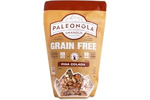 Paleonola – Grain Free Granola Pina Colada Flavor – Non-GMO, Grain, Soy, Gluten, Dairy Free – Low Carb Protein Snack For A Healthy Breakfast