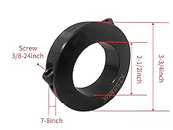 AZSSMUK Shaft Collar Bore 2-1/2'' Double Split