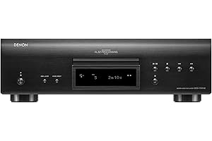 Denon DCD-1700NE SACD Player, CD Players for Home, Ultra-Precision 192 kHz/32 Bit D/A Converter, Vibration-Resistant Design, Supports DSD, FLAC, WAV Files, Pure Direct Mode, 2 Digital Outputs, Black