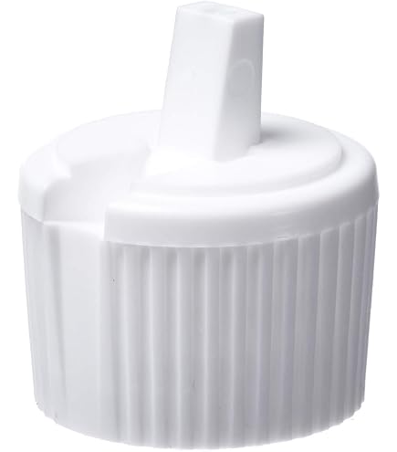 Consolidated Plastics 41244 White Flip Top Dispensing Cap, 28 mm