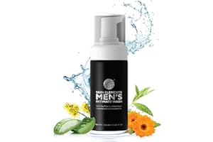 Skin Elements Intimate Wash for Men | pH Balanced Foaming Wash with Tea Tree Oil & Aloe Vera | Soothes, Refreshes & Maintains Hygiene | 4.05 fl. oz. |