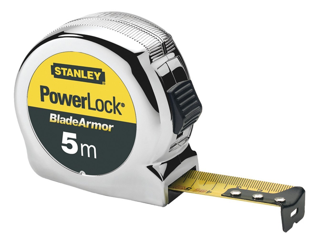 Stanley 0-33-514 "Micro Powerlock" Tape Measure, Yellow/Black, 5 m/25 mm
