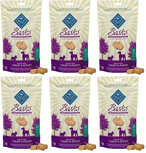 Blue Buffalo Basics Turkey & Potato Limited Ingredients Dog Biscuits (6 Pack)