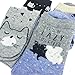 LOTUYACY Womens Girls Cute Animal Casual Socks Comfort Funny Cotton Crew Socks 4 Or 5 Pack (Cat-4 Pairs)