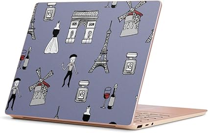 Amazon Surface Laptop Go 専用 スキンシール サーフェス ラップトップ ゴー ステッカー カバー ケース フィルム アクセサリー 保護 外国 風景 イラスト スマコレ 家電 カメラ