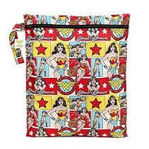 Bumkins Waterproof Wet Bag, Wonder Woman