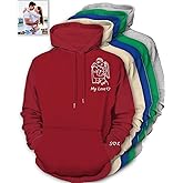 Custom Picture Hoodies Customized Sweatshirt Outline Photo Portrait Hoodie Design Your Own, Personalized Birthday Valentine's Day Gift for Boyfriend Wife Men Husband Girlfriend Him Her, S~5XL