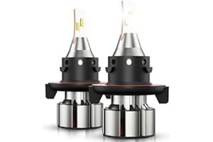 ZonCar H13 9008 Fog Light, H13 Powersports, 36000LM 800% Brighter 6000K 9008 Light for UTV ATV Offroad Vehicles