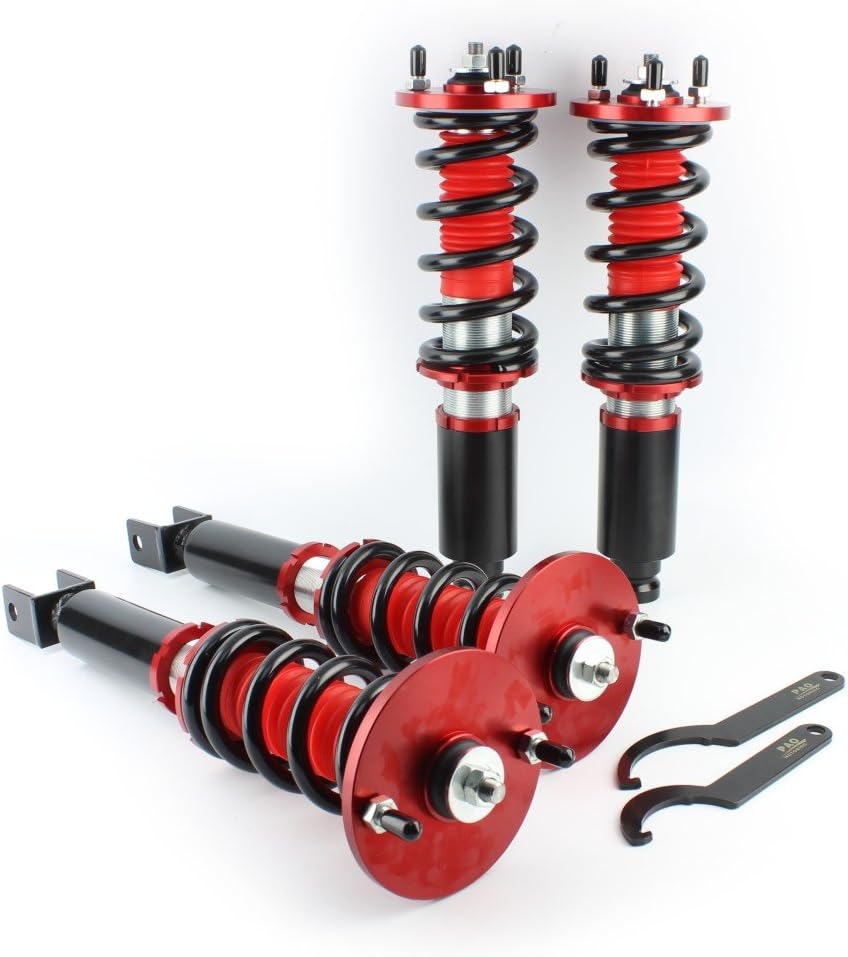 BEFFEE 1 Set(4PCS) Suspension Struts Coilover Suspension Kits Fit For Honda Accord 1990-1997 Acura CL 1997-1999 New Coilover Shock Absorber Struts Spring Damper Kit