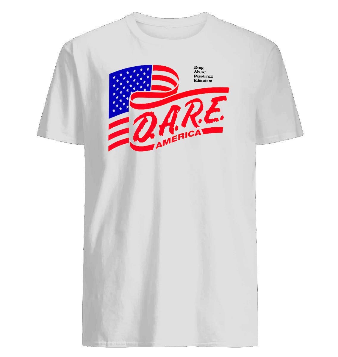 Ironic Dare Drug Abuse Resistance Education Tshirt Exclusive Thread