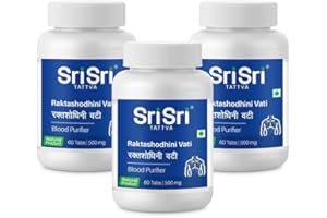 Sri Sri Tattva Raktashodhini Vati, 500mg (Pack of 3)