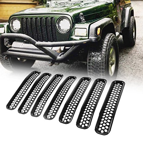 Allinoneparts jeep wrangler grill inserts tj grille ins…