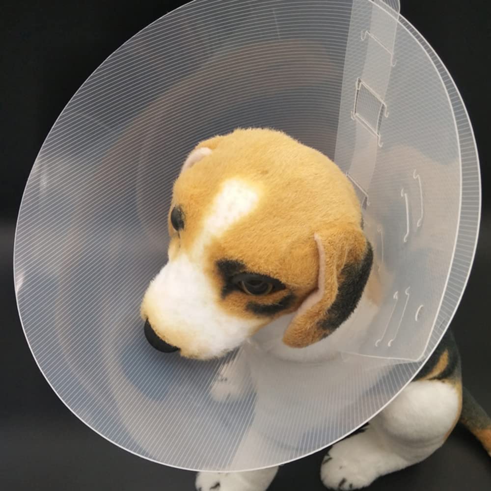 LIZHOUMIL Dog Cone Adjustable Pet Cone Pet Elizabeth Circle Multifunctional Anti-bite Protective Shield Neck Collars Wound Healing Practical Neck Cover