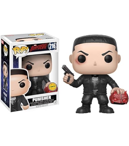 Amazon.com: Funko POP! Marvel: Daredevil TV - Punisher (Styles May