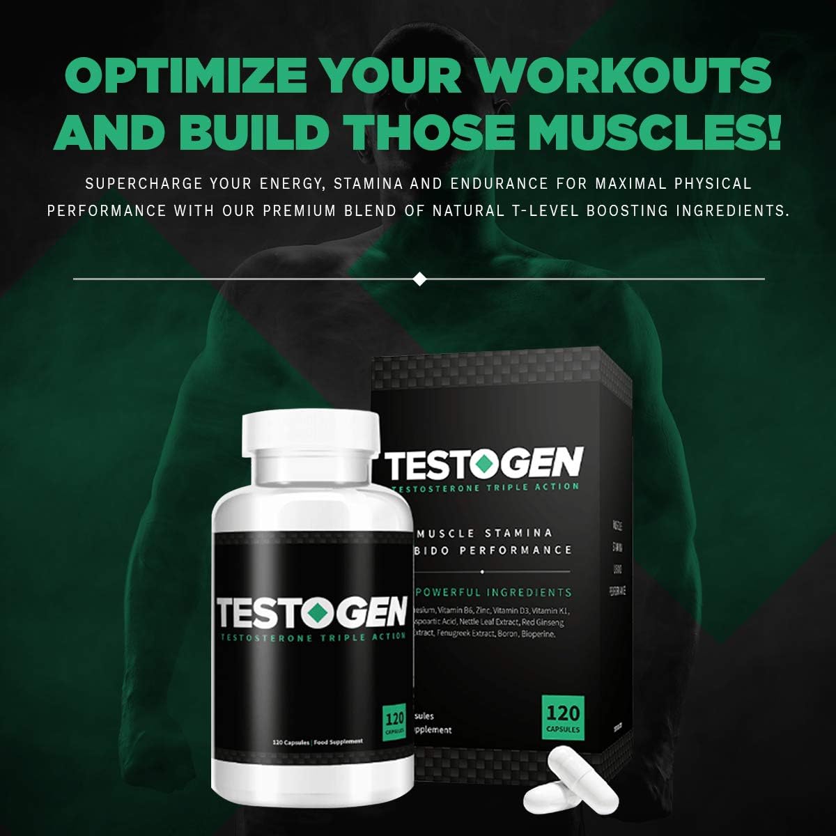 Testogen, Testosterone Booster: Health & Personal Care