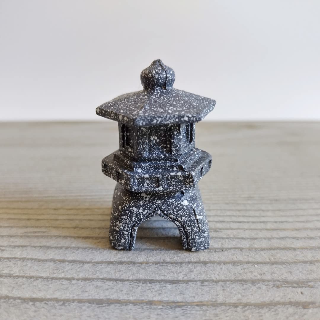 Miniature Japanese Lantern for Tabletop Terrarium, Zen Garden, Fairy Garden, Bonsai Tree Decoration (Deisgn D) โ image 1