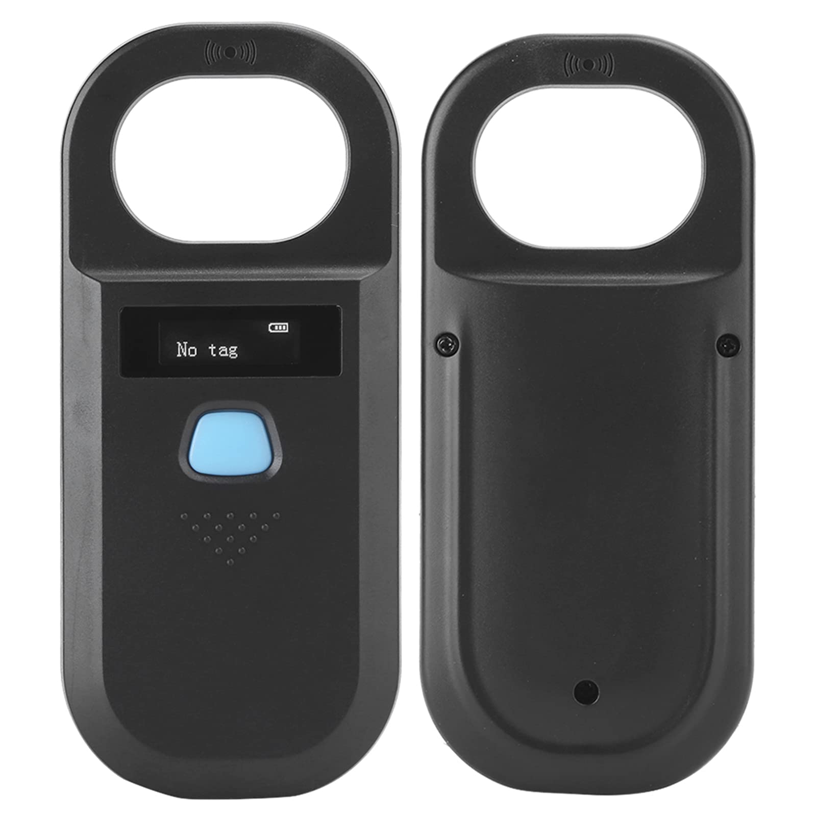 Pet Microchip Scanner Pet Tag Reader, Animal Microchip Tag Reader Scanner,OLED Screen, Recognize Quickly, Identify The Farther Distance (Black)