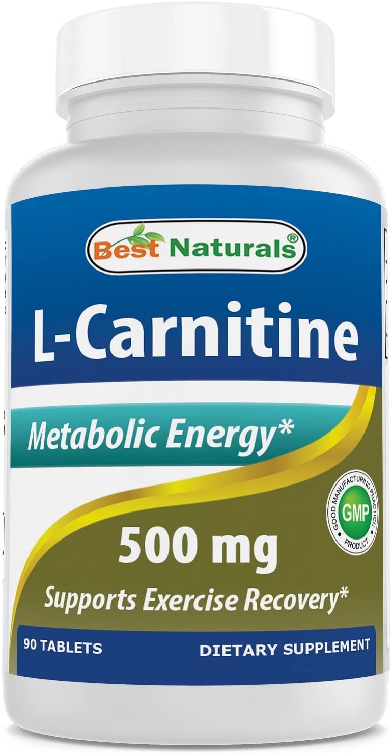 Best Naturals L-Carnitine Tartrate 500 mg 90 Tablets