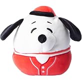 Squishmallows 6" Peanuts Snoopy in Baseball Uniform