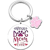 Uerifr Dog Mom Gifts For Women Personalized Dog Keychain Cool Gifts For Dog Lovers Women Birthday Mothers Day Small Gifts For Dog Moms Dog Themed Gifts For Dog Owners Animal Lover Veterinarians