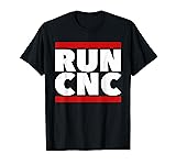RUN CNC shirt. Funny machinist engineer G-code tee