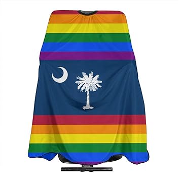 Amazon Com South Carolina Lgbt Gay Pride Flag Salon Hair Cutting