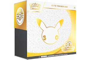 Pokémon TCG: 30th Celebration Elite Trainer Box (1 Full-Art Promo Card, 9 Booster Packs & Premium Accessories)