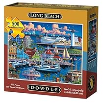Dowdle Folk Art Long Beach Jigsaw Puzzle