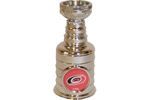 THE SPORTS VAULT Carolina Hurricanes NHL Mini 3" Stanley Cup Champions Replica Trophy