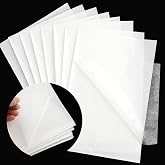 Hariendny 20 Sheets Light Weight Fusible Bonding Web Fabric Applique Fusible Webbing Wonder Under Fusible Web Sewing Interfac