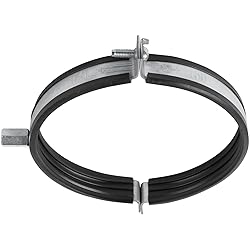 6" Inch Galvanized Pipe Hanger with Rubber