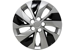 HubStar Hubcap Fits Nissan Altima 2019-2023, Premium Replica 16-inch Replacement, Silver Black, 1 Piece