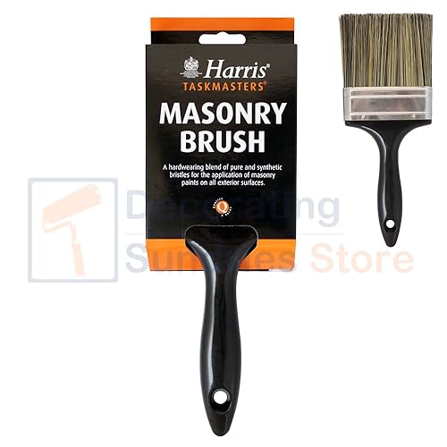 Harris Yellow Masonry Brush *All Sizes* Exterior Wall Brush Masonry Paint Brush (100m 4